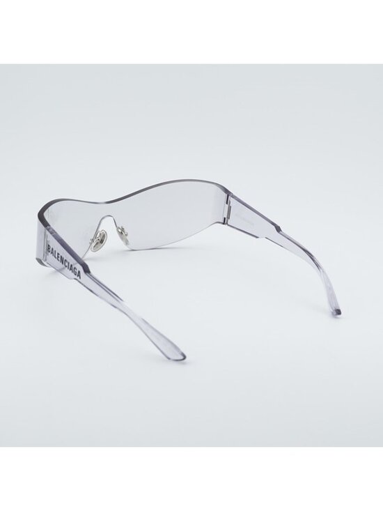 Balenciaga BB0257S 002 Women Sunglasses Clear Cat Eye Frame, Clear Lenses main image 4